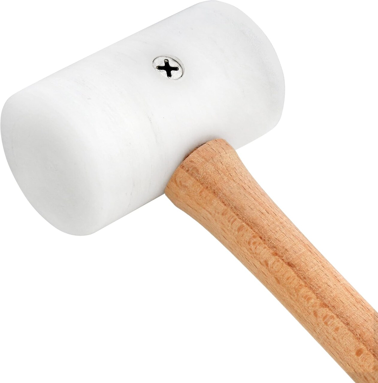 The Beadsmith Nylon Flat Hammer - Double Plastic Non-Marring Mallet, -Inch Flat Faces
